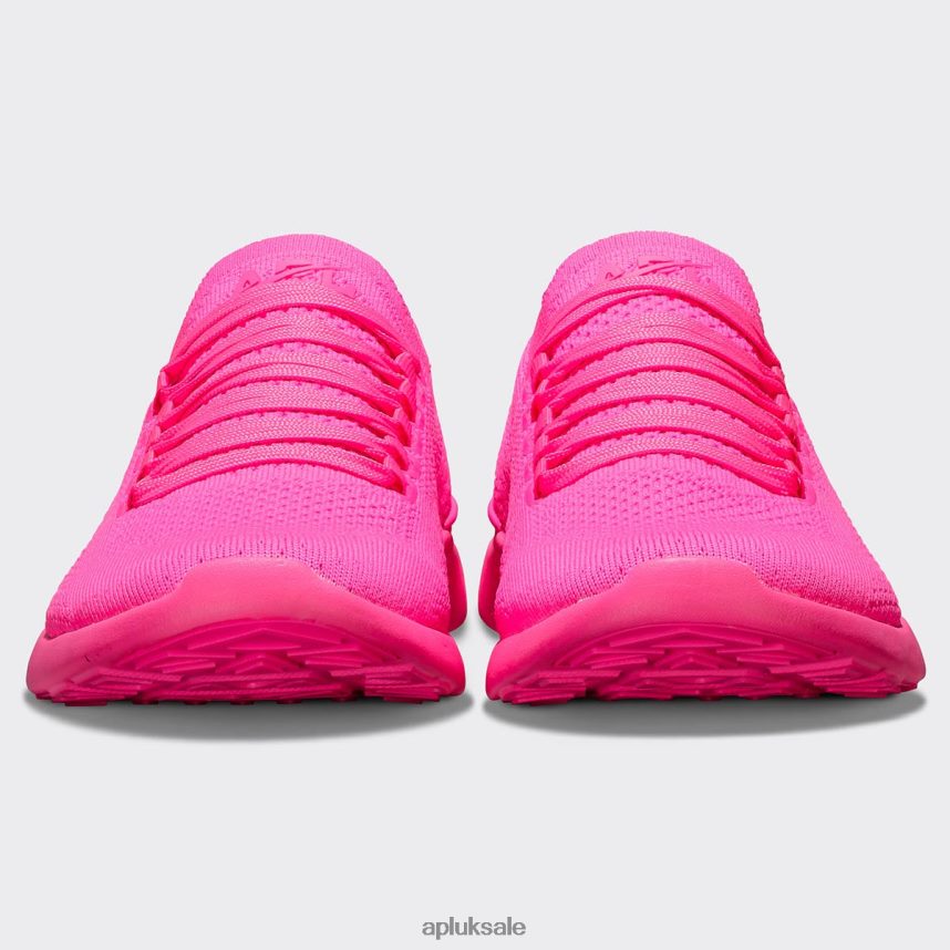 APL TechLoom Breeze 37 - VH8XNZ431 APL Shoes UK Fusion Pink Women Running