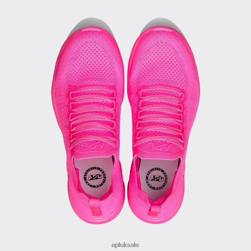 APL TechLoom Breeze 37 - VH8XNZ431 APL Shoes UK Fusion Pink Women Running