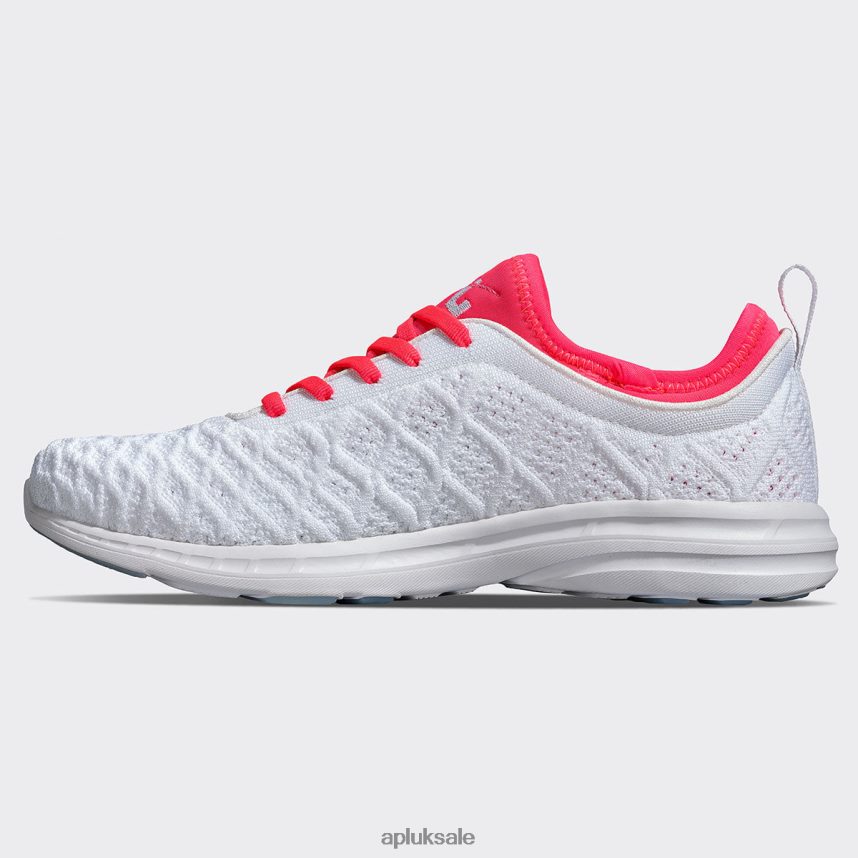 APL TechLoom Phantom 42 - VH8XNZ35 APL Shoes UK White/Magenta Women Running