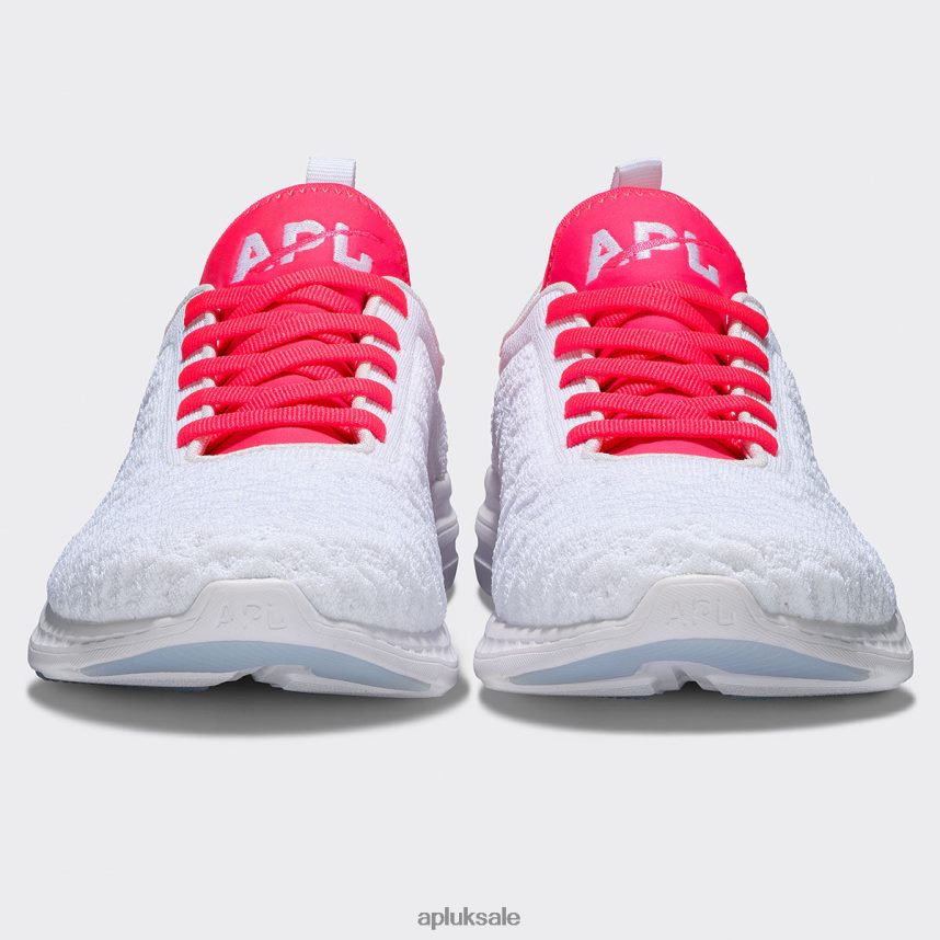 APL TechLoom Phantom 42 - VH8XNZ35 APL Shoes UK White/Magenta Women Running
