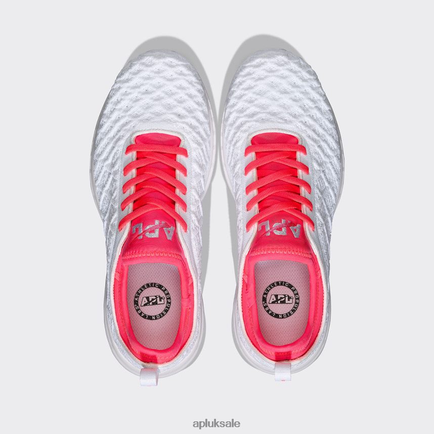 APL TechLoom Phantom 42 - VH8XNZ35 APL Shoes UK White/Magenta Women Running