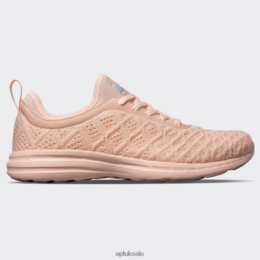 APL TechLoom Phantom 42 - VH8XNZ38 APL Shoes UK Faded Peach/White Women Running