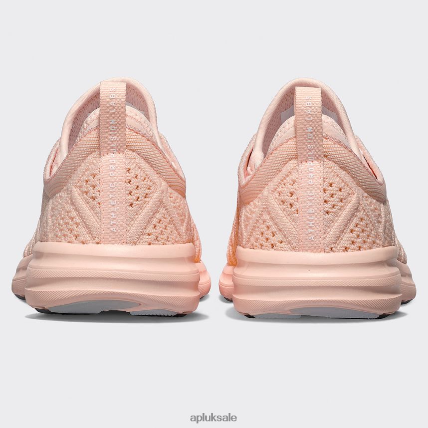 APL TechLoom Phantom 42 - VH8XNZ38 APL Shoes UK Faded Peach/White Women Running