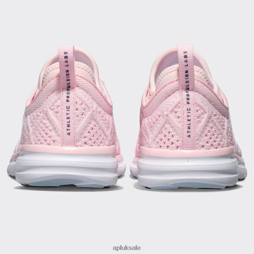 APL TechLoom Phantom 42 - VH8XNZ45 APL Shoes UK Bleached Pink/Navy/White Women Running