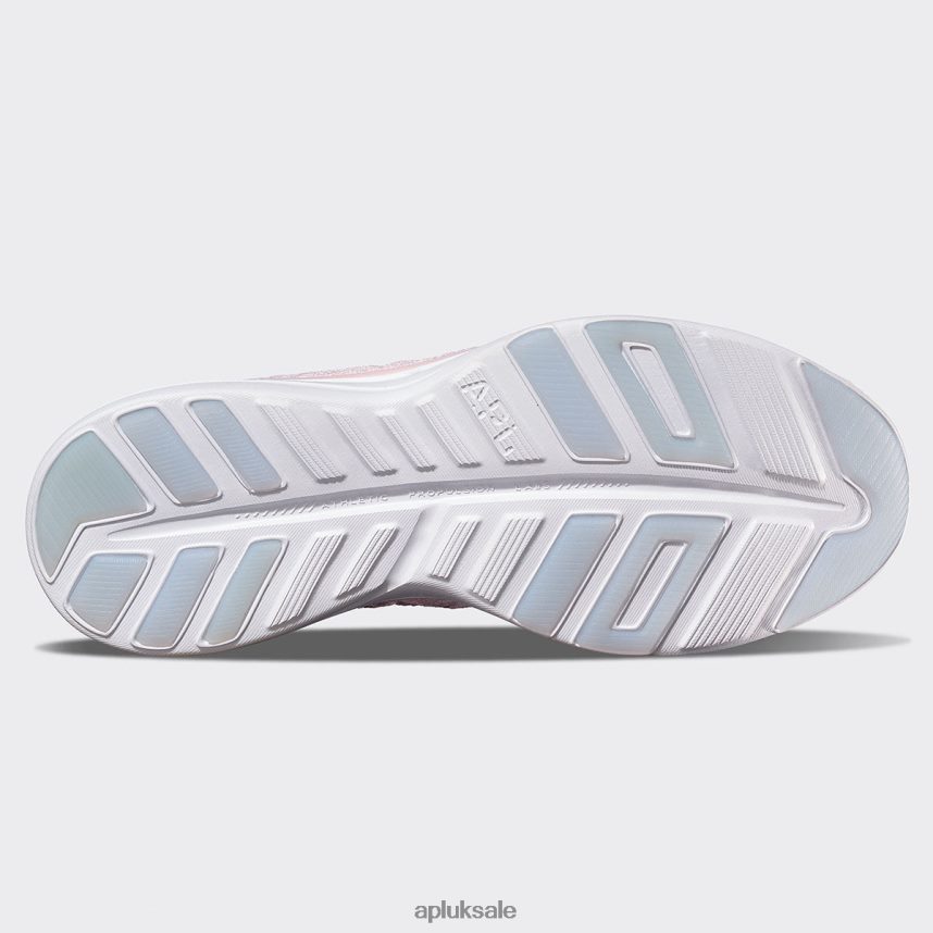 APL TechLoom Phantom 42 - VH8XNZ45 APL Shoes UK Bleached Pink/Navy/White Women Running