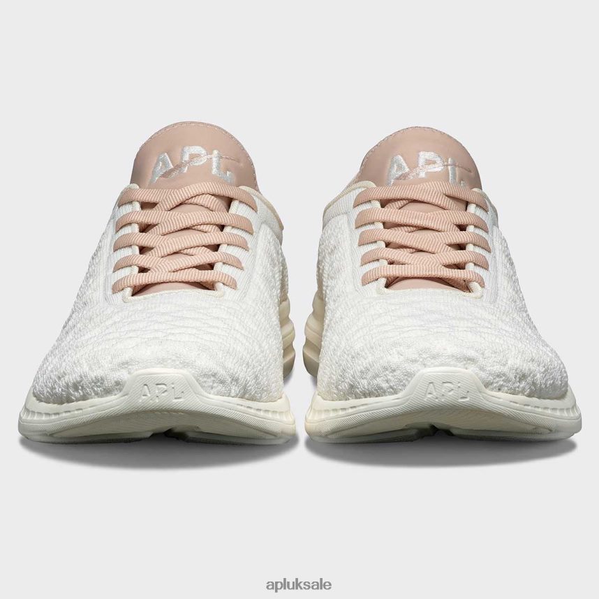 APL TechLoom Phantom 42 - VH8XNZ62 APL Shoes UK Ivory/Rose Dust Women Running