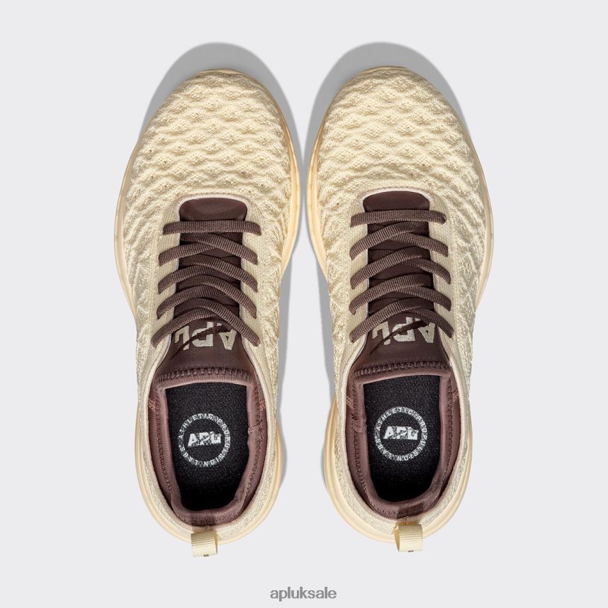 APL TechLoom Phantom 43 - VH8XNZ152 APL Shoes UK Vanilla/Chocolate Women Running