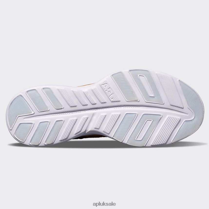 APL TechLoom Phantom 43 - VH8XNZ153 APL Shoes UK Tan/Fatigue/White Women Running