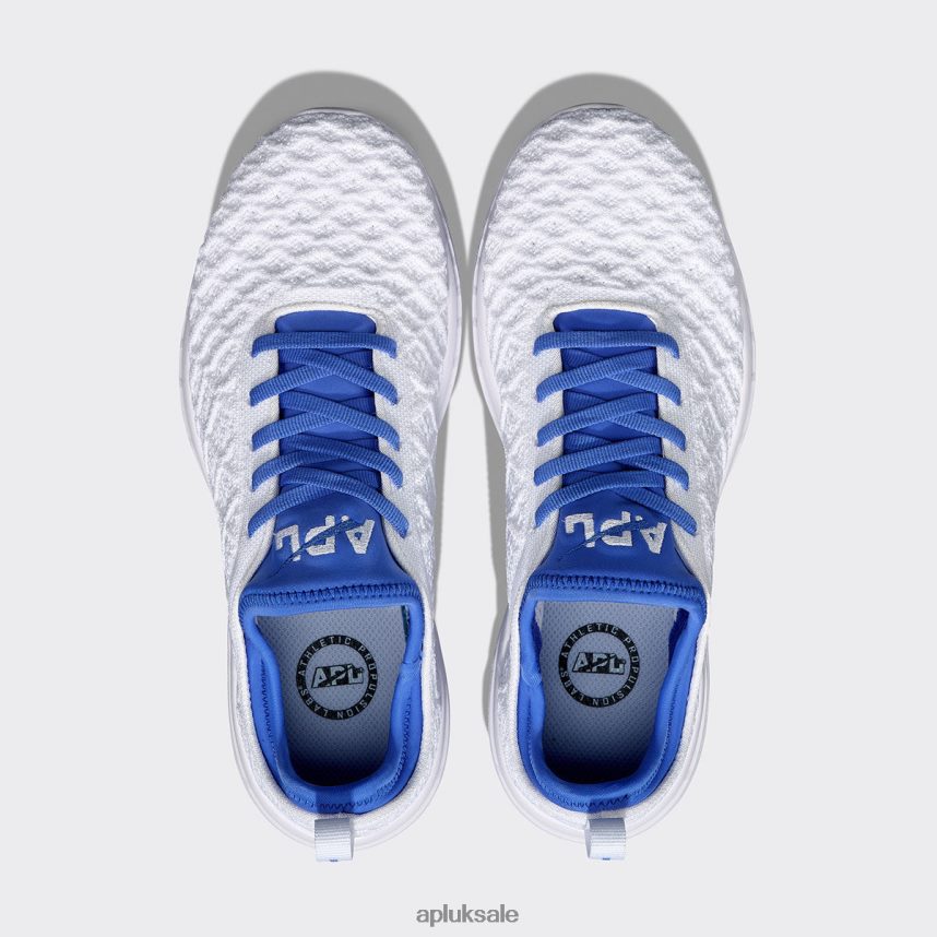 APL TechLoom Phantom 43 - VH8XNZ248 APL Shoes UK White/Cobalt Women Running