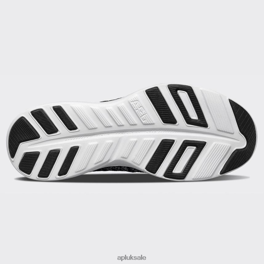 APL TechLoom Phantom 43 - VH8XNZ285 APL Shoes UK Black/White/Melange Women Running