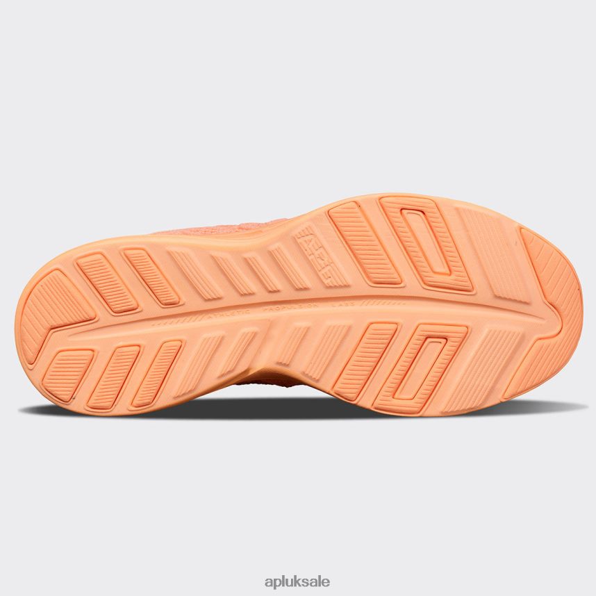 APL TechLoom Phantom 44 - VH8XNZ341 APL Shoes UK Neon Peach Women Running