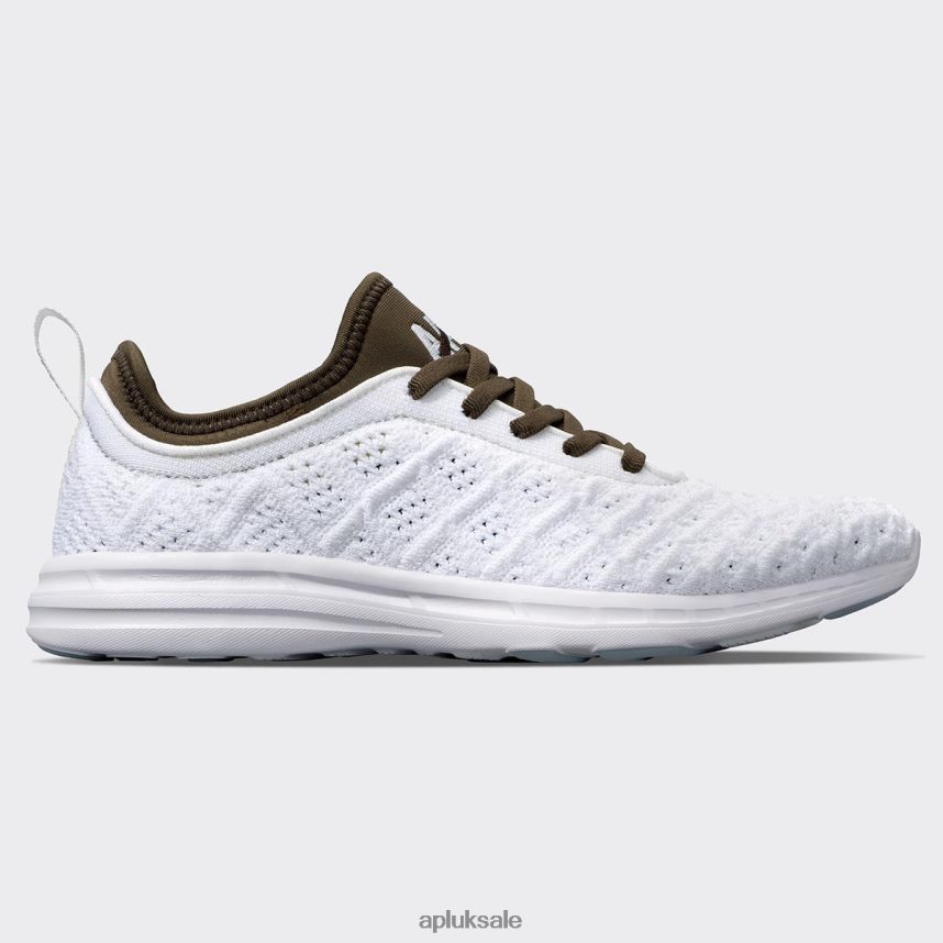 APL TechLoom Phantom 44 - VH8XNZ401 APL Shoes UK White/Chocolate Women Running