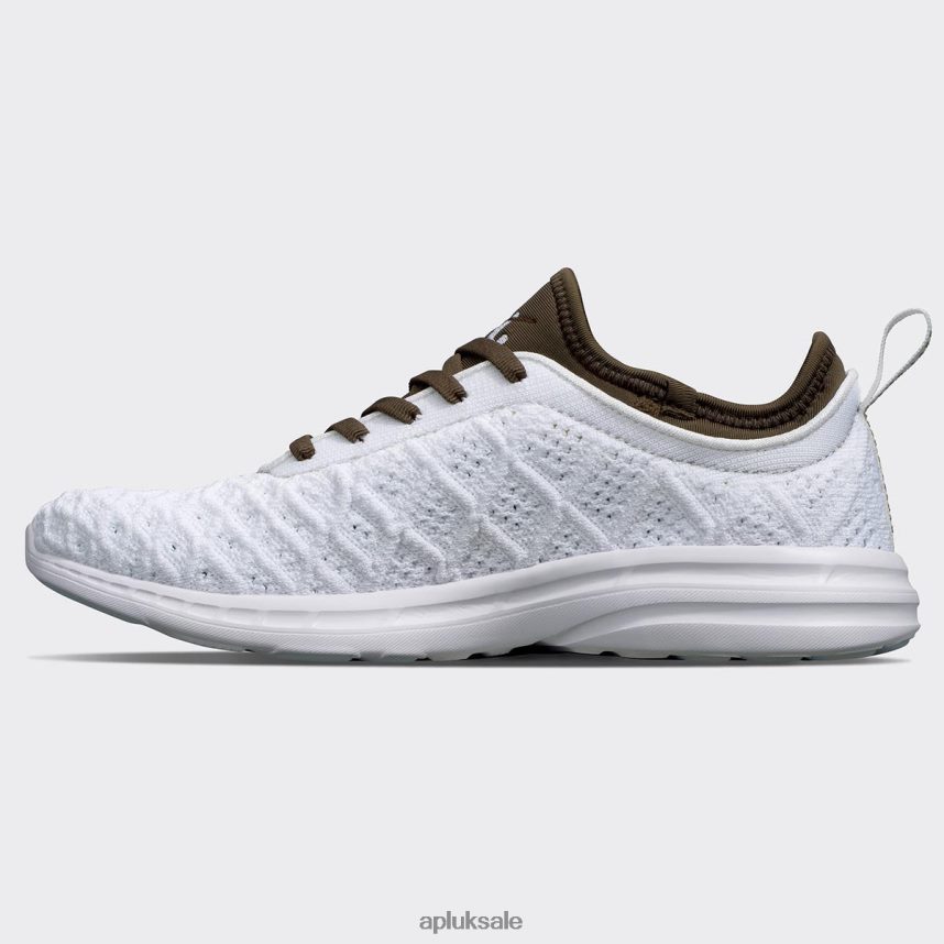 APL TechLoom Phantom 44 - VH8XNZ401 APL Shoes UK White/Chocolate Women Running