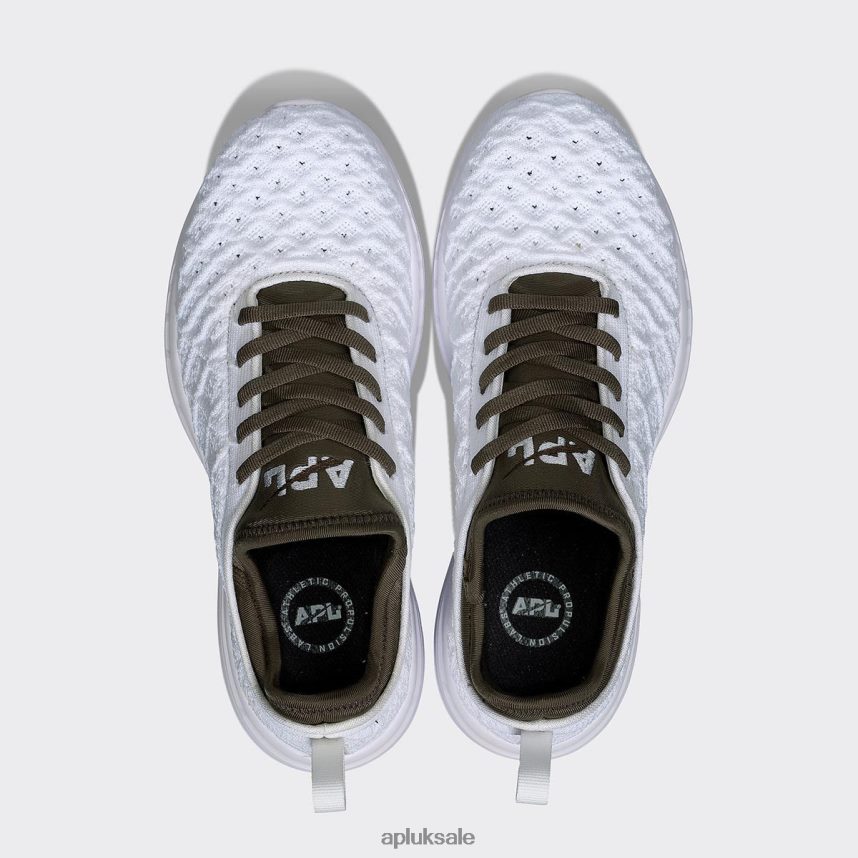 APL TechLoom Phantom 44 - VH8XNZ401 APL Shoes UK White/Chocolate Women Running