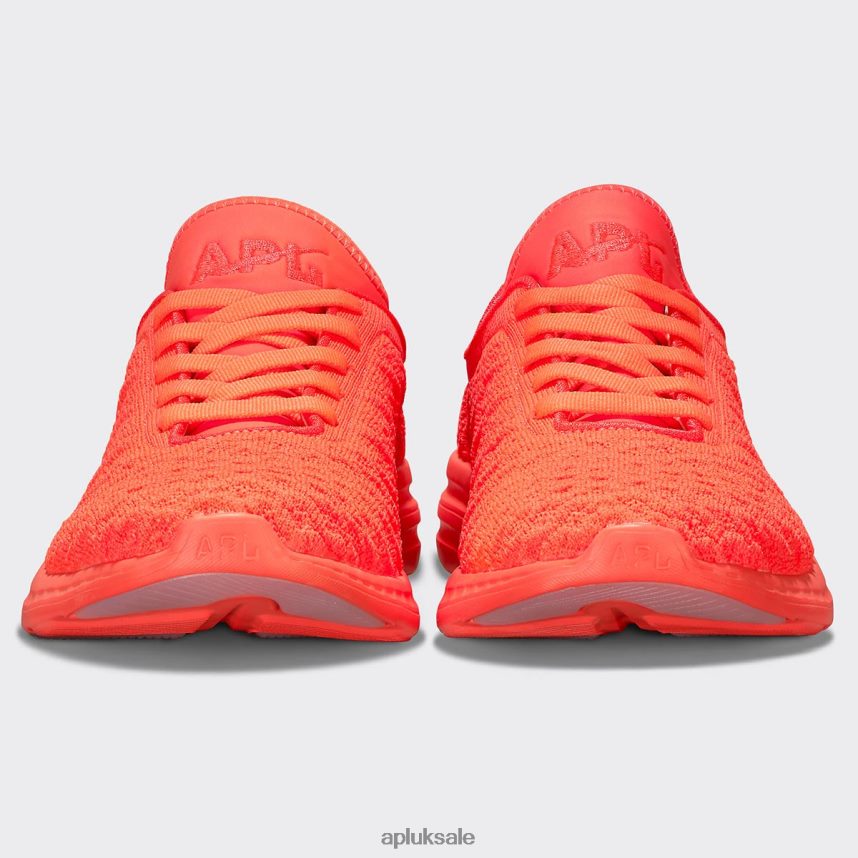 APL TechLoom Phantom 44 - VH8XNZ406 APL Shoes UK Impulse Red/Clear Women Running