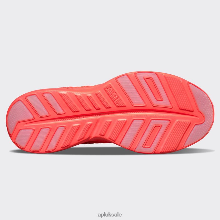 APL TechLoom Phantom 44 - VH8XNZ406 APL Shoes UK Impulse Red/Clear Women Running