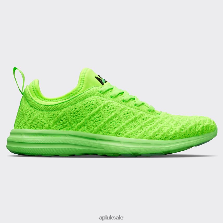 APL TechLoom Phantom 44 - VH8XNZ409 APL Shoes UK Green/Black/Clear Women Running