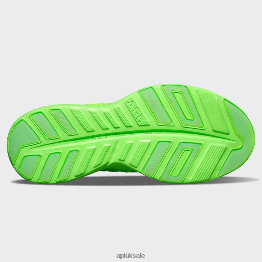 APL TechLoom Phantom 44 - VH8XNZ409 APL Shoes UK Green/Black/Clear Women Running