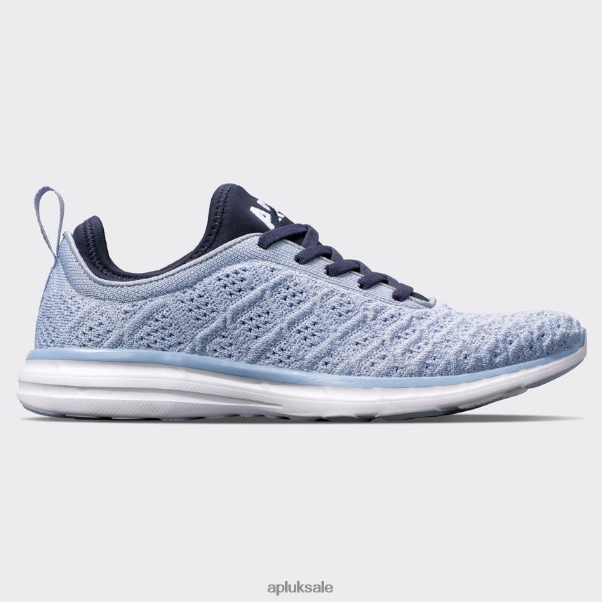 APL TechLoom Phantom 44 - VH8XNZ417 APL Shoes UK Frozen Grey/Midnight/White Women Running