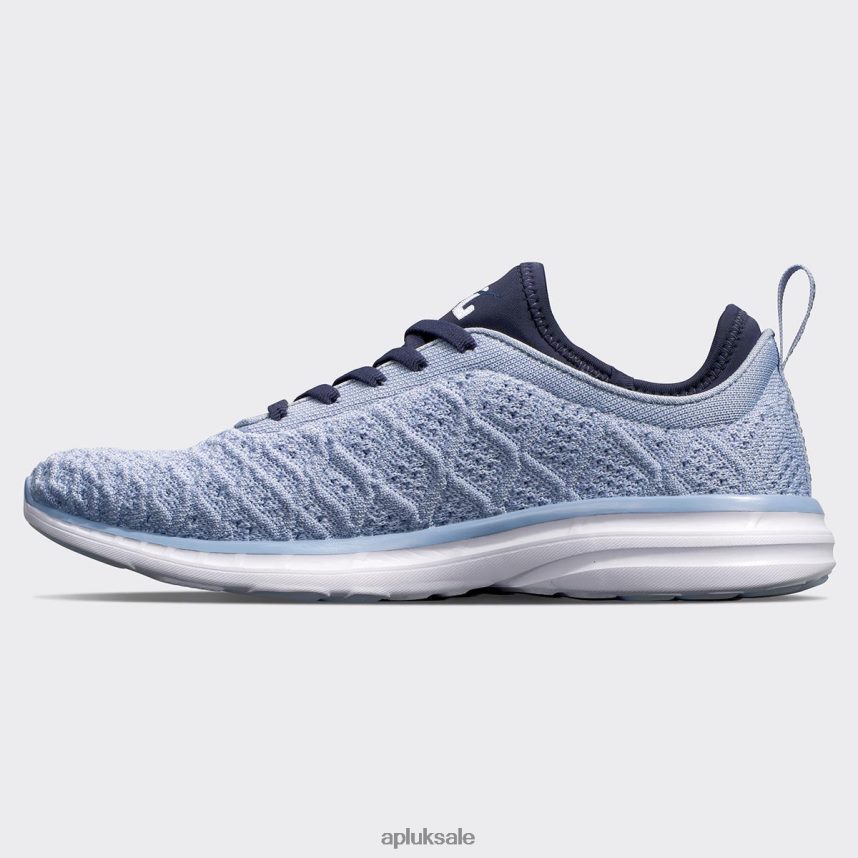 APL TechLoom Phantom 44 - VH8XNZ417 APL Shoes UK Frozen Grey/Midnight/White Women Running