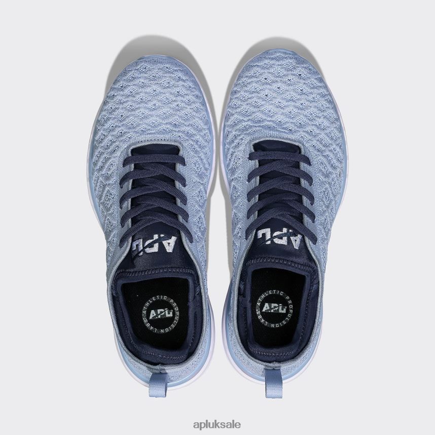 APL TechLoom Phantom 44 - VH8XNZ417 APL Shoes UK Frozen Grey/Midnight/White Women Running
