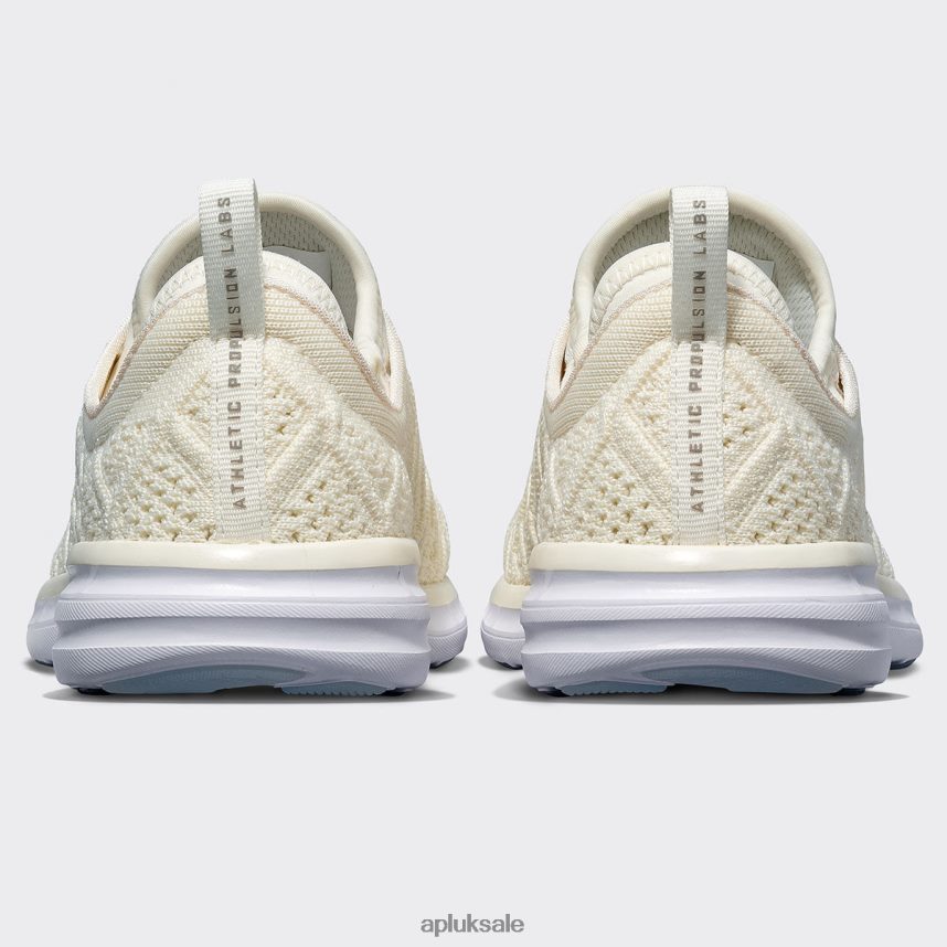 APL TechLoom Phantom 44 - VH8XNZ432 APL Shoes UK Pristine/Tundra/White Women Running
