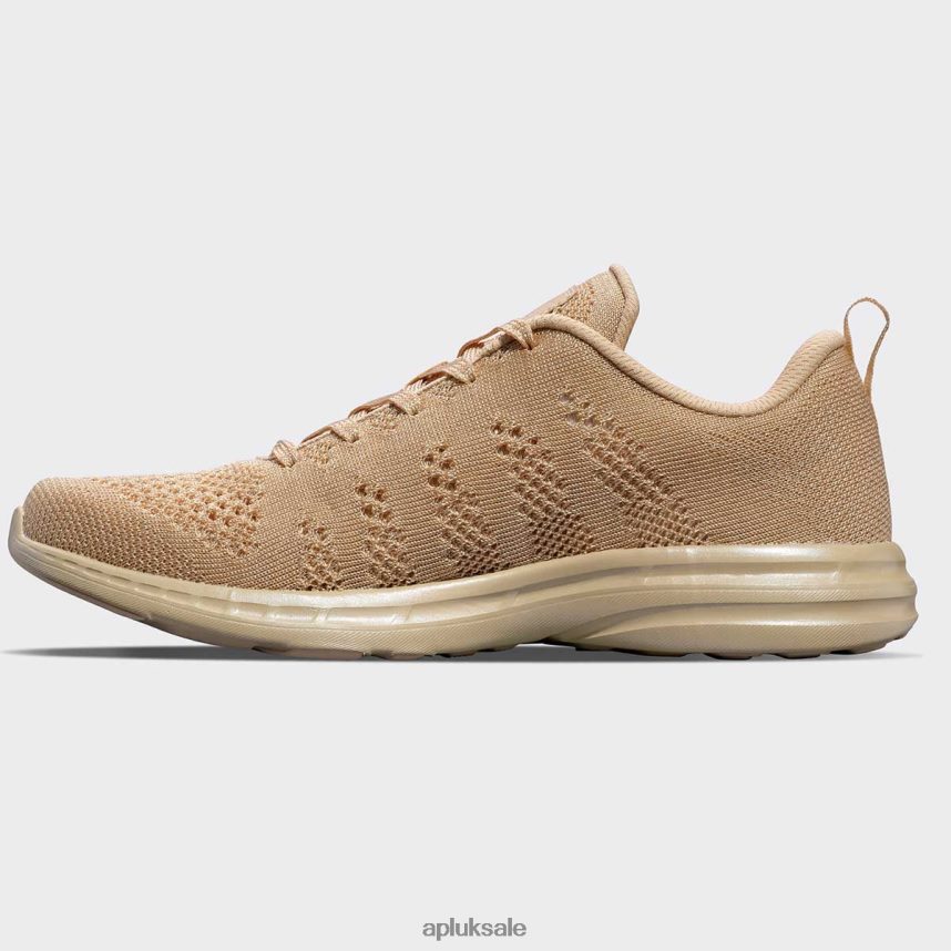 APL TechLoom Pro 46 - VH8XNZ126 APL Shoes UK Metallic Champagne Women Running