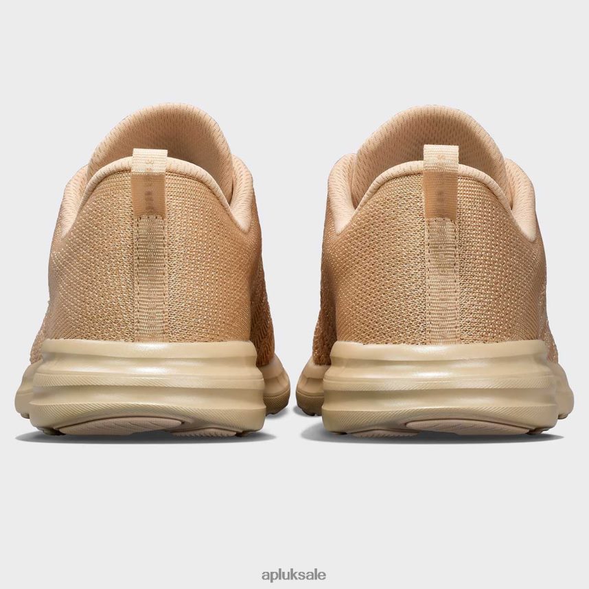 APL TechLoom Pro 46 - VH8XNZ126 APL Shoes UK Metallic Champagne Women Running