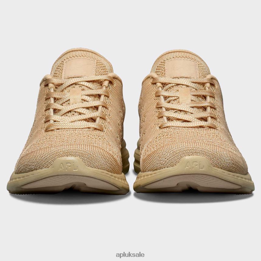 APL TechLoom Pro 46 - VH8XNZ126 APL Shoes UK Metallic Champagne Women Running