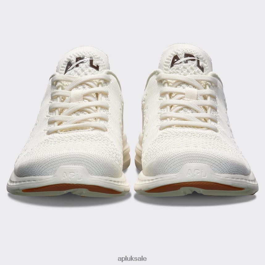APL TechLoom Pro 46 - VH8XNZ130 APL Shoes UK Ivory/Chocolate/Gum Women Running