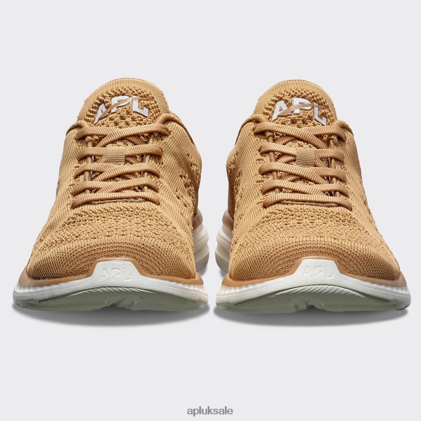 APL TechLoom Pro 46 - VH8XNZ131 APL Shoes UK Tan/Ivory Women Running
