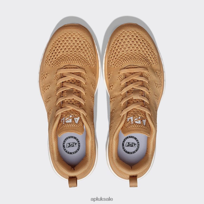 APL TechLoom Pro 46 - VH8XNZ131 APL Shoes UK Tan/Ivory Women Running