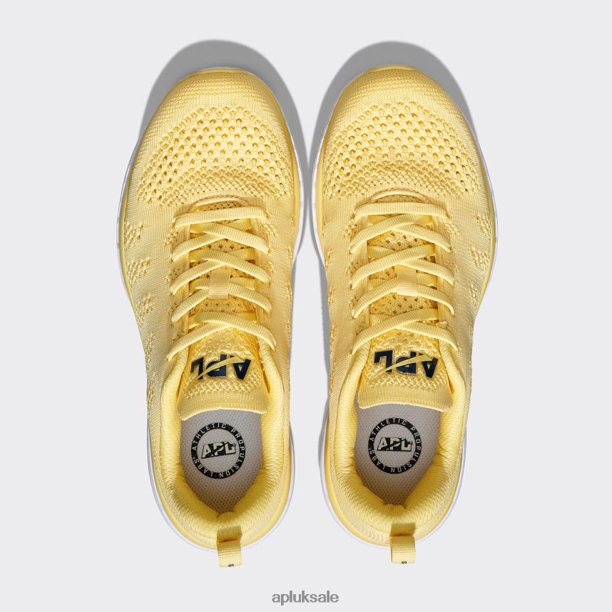 APL TechLoom Pro 46 - VH8XNZ47 APL Shoes UK Lemon Zest/Midnight/White Women Running
