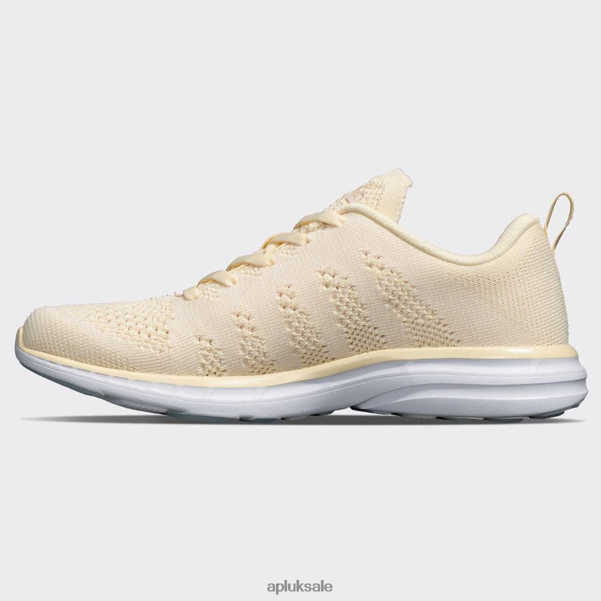 APL TechLoom Pro 46 - VH8XNZ50 APL Shoes UK Vanilla/Creme/White Women Running