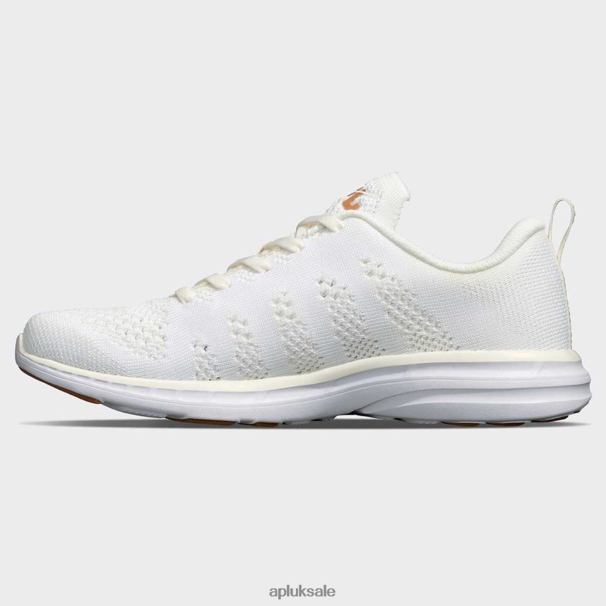 APL TechLoom Pro 46 - VH8XNZ52 APL Shoes UK Ivory/Tan/Gum Women Running