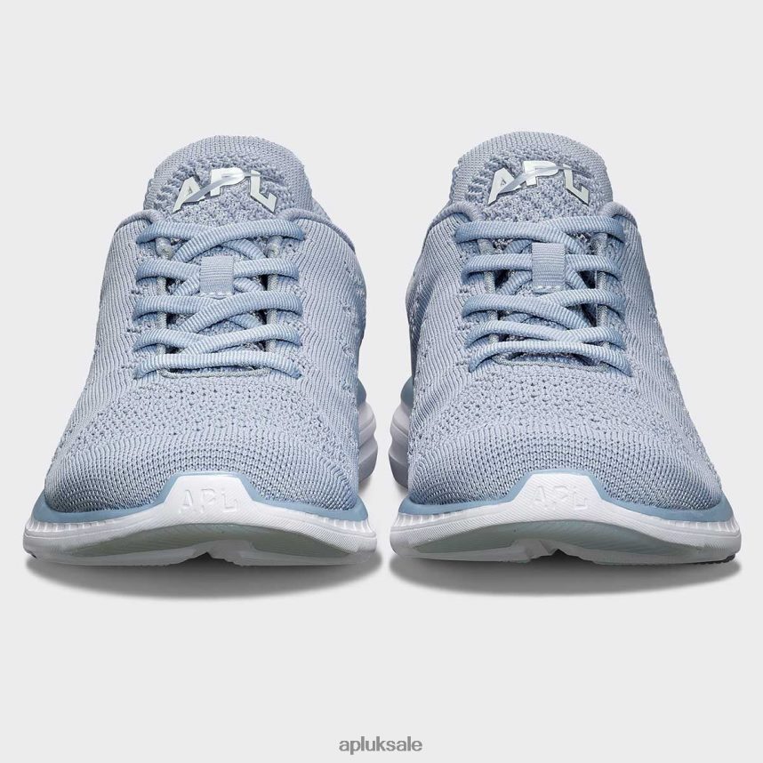 APL TechLoom Pro 46 - VH8XNZ54 APL Shoes UK Frozen Grey/Ivory/White Women Running