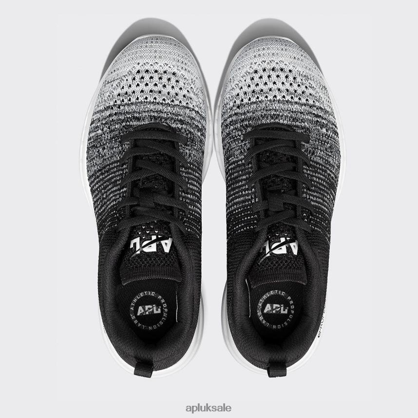 APL TechLoom Pro 47 - VH8XNZ280 APL Shoes UK White/Heather Grey/Black Melange Women Running