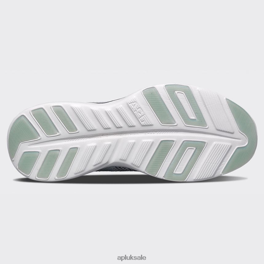 APL TechLoom Pro 47 - VH8XNZ281 APL Shoes UK Black/Heather Grey/White Women Running