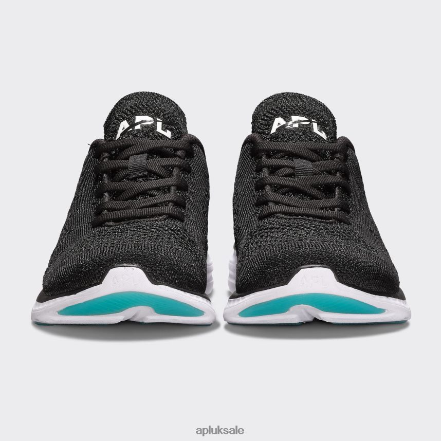 APL TechLoom Pro 47 - VH8XNZ313 APL Shoes UK Metallic Black/White Women Running