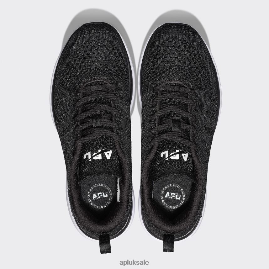 APL TechLoom Pro 47 - VH8XNZ313 APL Shoes UK Metallic Black/White Women Running