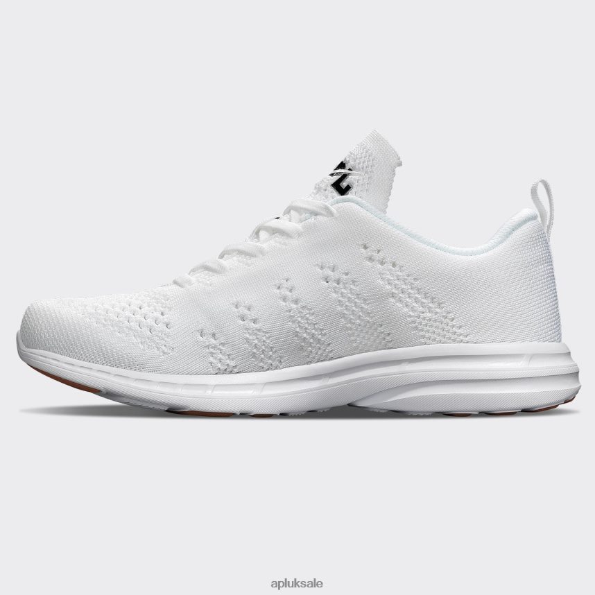 APL TechLoom Pro 47 - VH8XNZ326 APL Shoes UK White/Black/Gum Women Running