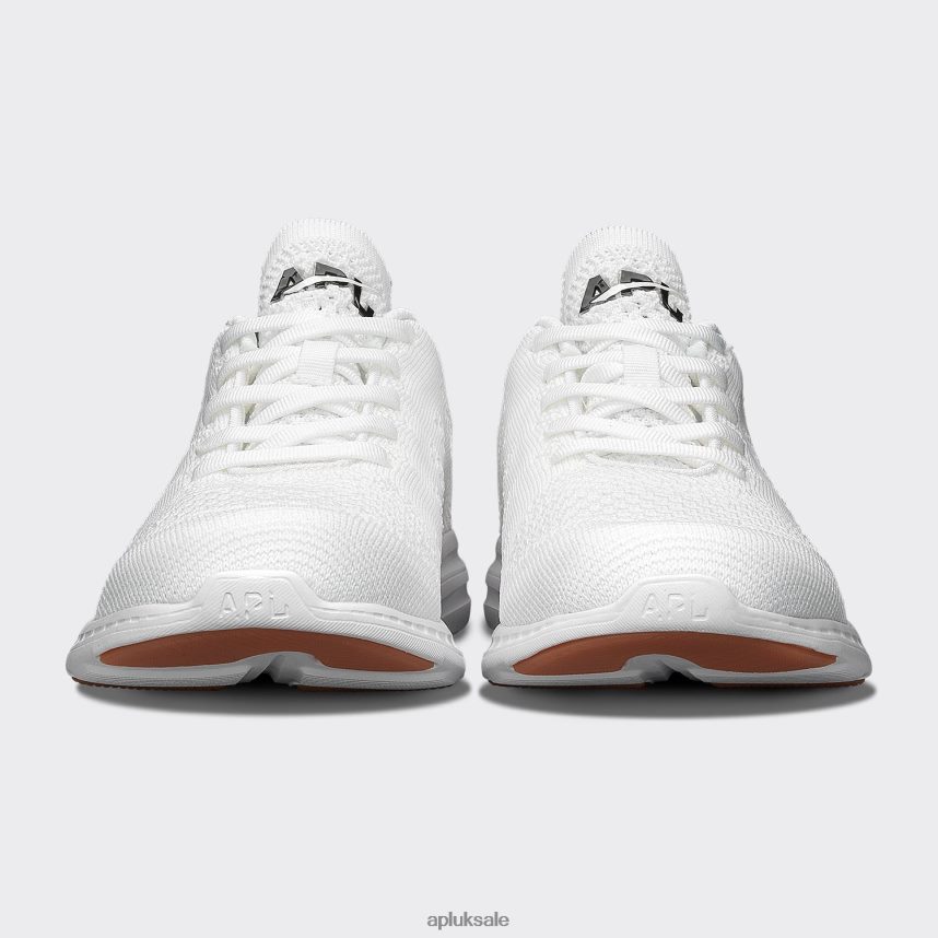 APL TechLoom Pro 47 - VH8XNZ326 APL Shoes UK White/Black/Gum Women Running