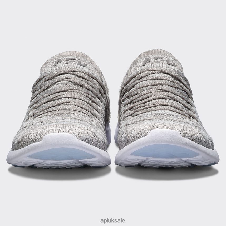 APL TechLoom Wave 56 - VH8XNZ18 APL Shoes UK Ivory/Tundra/Melange Women Running