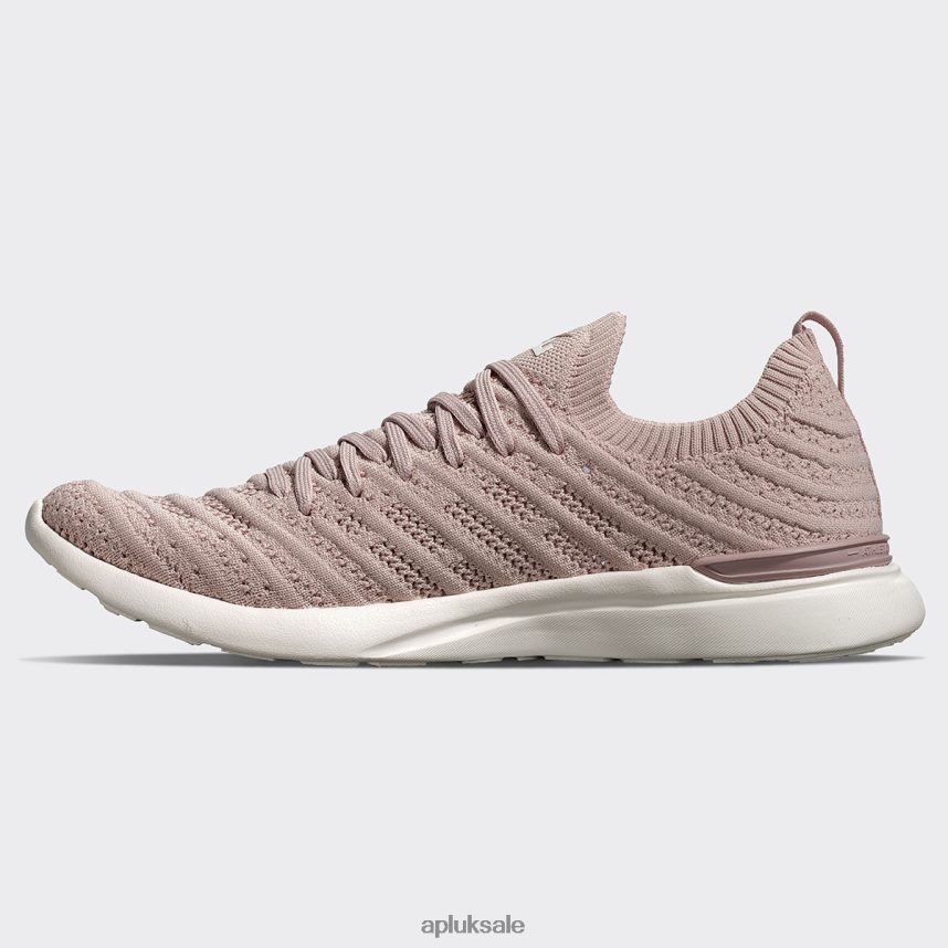APL TechLoom Wave 56 - VH8XNZ25 APL Shoes UK Rose Dust/Ivory Women Running