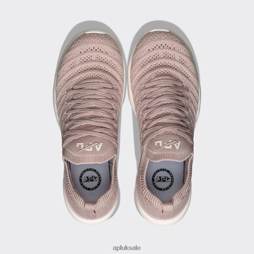 APL TechLoom Wave 56 - VH8XNZ25 APL Shoes UK Rose Dust/Ivory Women Running
