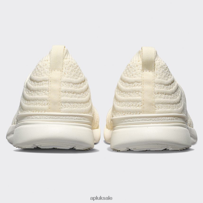 APL TechLoom Wave 56 - VH8XNZ26 APL Shoes UK Ivory/Vanilla/Melange Women Running