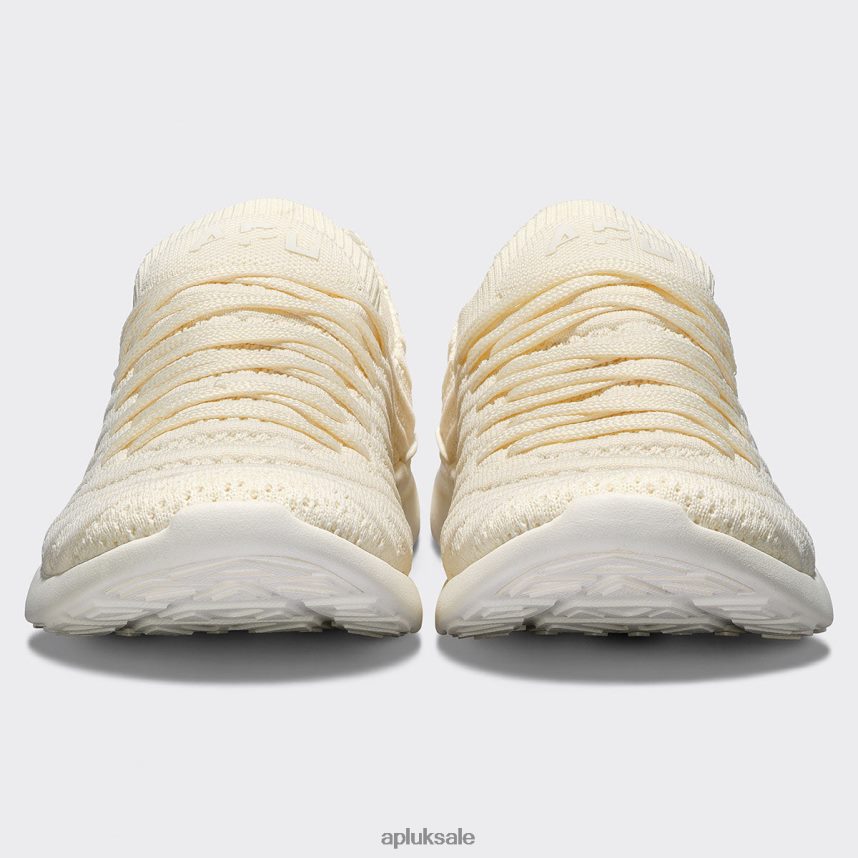 APL TechLoom Wave 56 - VH8XNZ26 APL Shoes UK Ivory/Vanilla/Melange Women Running