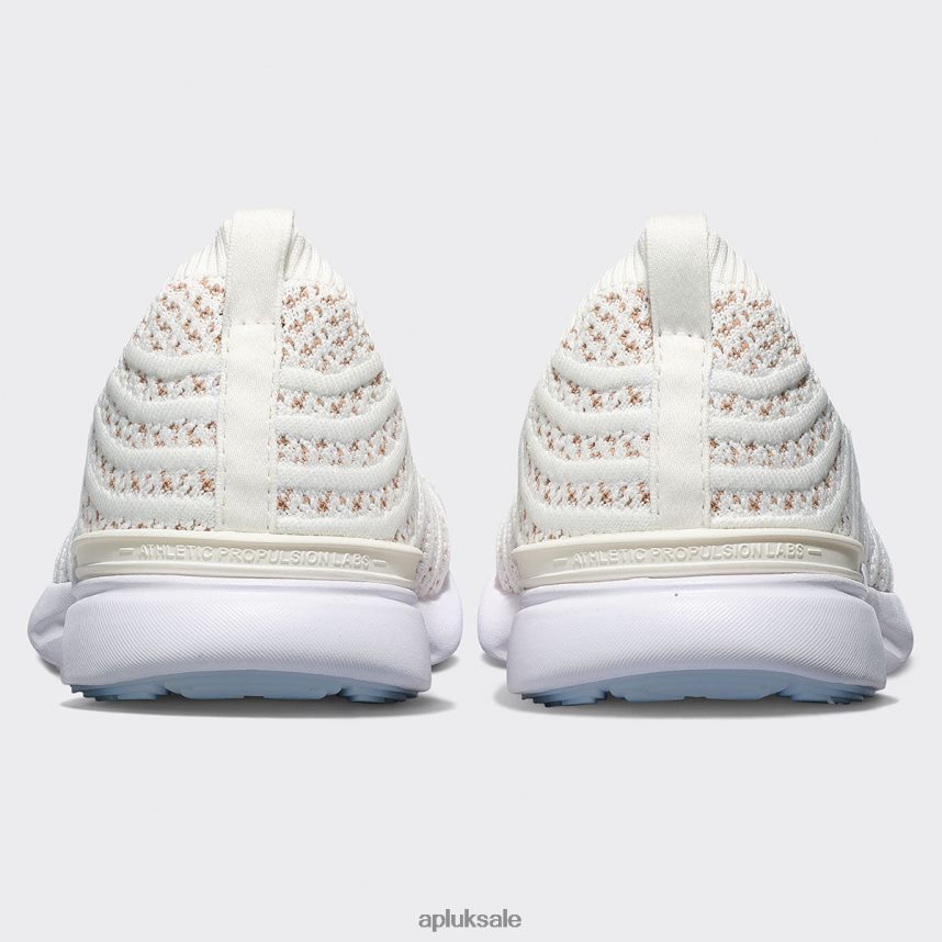 APL TechLoom Wave 56 - VH8XNZ42 APL Shoes UK Ivory/Caramel/White Women Running