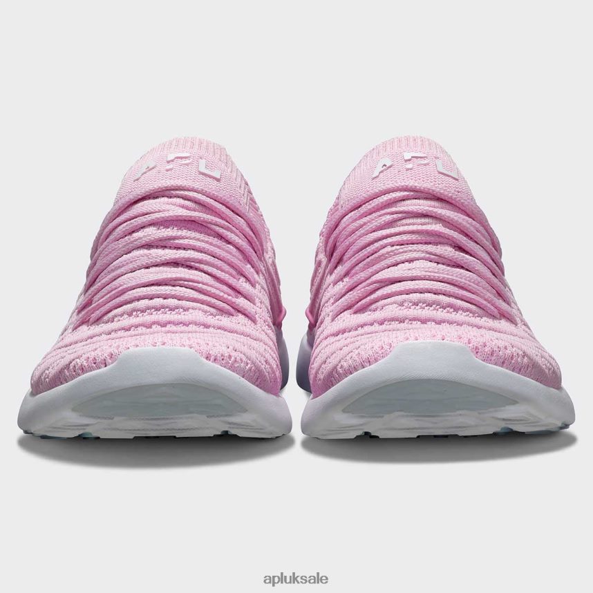 APL TechLoom Wave 56 - VH8XNZ60 APL Shoes UK Soft Pink/Bleached Pink/Melange Women Running