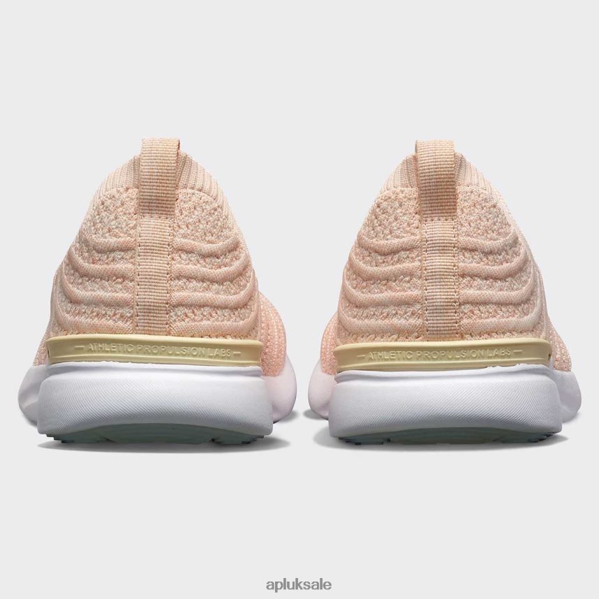 APL TechLoom Wave 56 - VH8XNZ70 APL Shoes UK Vanilla/Creme/Melange Women Running